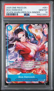 Boa Hancock (Seven Warlords of the Sea Binder Set) OP07-051 · Foil (One Piece Promotion Cards) — PSA 10