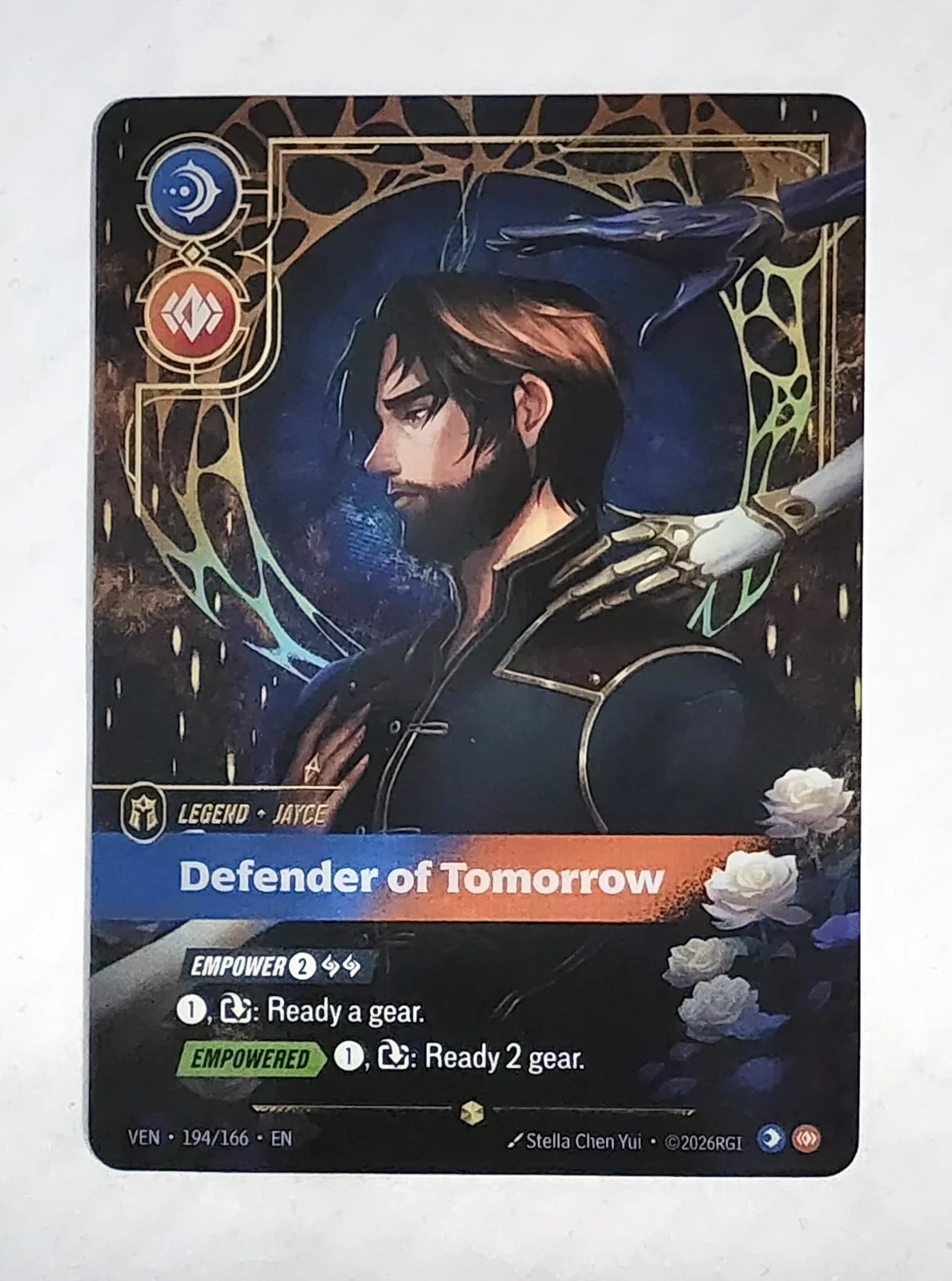 Jayce - Defender of Tomorrow (Overnumbered) 194/166 · Foil (Vendetta)