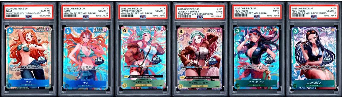 Sequential EB-03 Heroines - Tin Promo [ASIA STAMP JAPANESE EXCLUSIVE] PSA 9 & 10