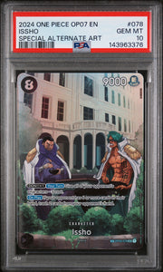 PSA 10 - Issho (SP) OP03-078 · Foil (500 Years in the Future)
