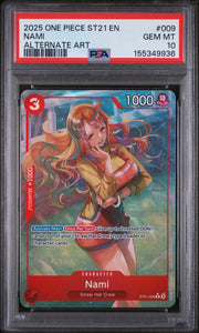 Nami (Parallel) ST21-009 · Foil (Starter Deck EX: Gear 5) — PSA 10