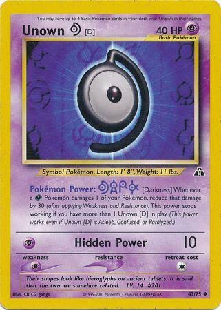 Unown [D] 47 · Unlimited (Neo Discovery)