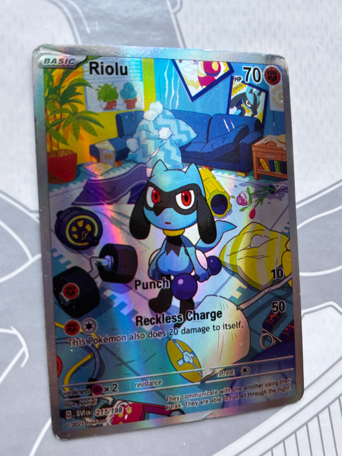 Riolu #215/198 illustration rare