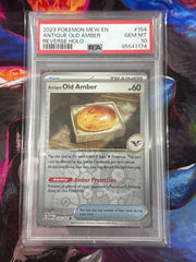 Antique Old Amber 154/165 · Normal (SV: 151) — PSA 10
