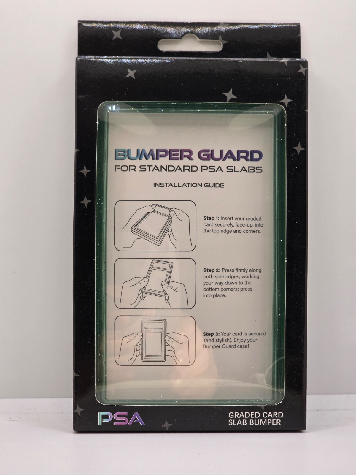 PSA Slab Guard with Clear Back Support - Sparkly Dark Green