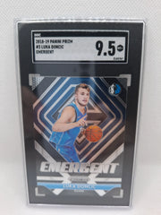 2018-19 Panini Prizm Emergent Luka Doncic SGC 9.5