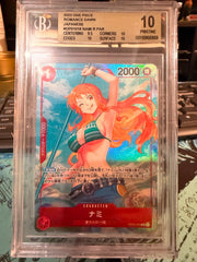 Nami (Parallel) (JP) OP01-016 · Foil (Romance Dawn) — BGS 10 (Pristine)