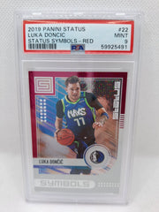 2019 Panini Status #22 Luka Doncic Status Symbols Red