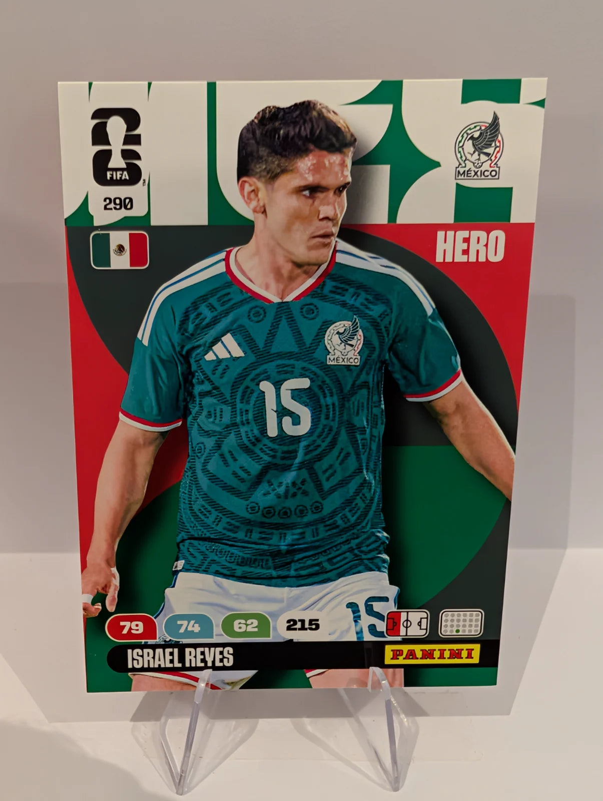 290 Israel Reyes - Mexico - Panini Adrenalyn XL World Cup 2026