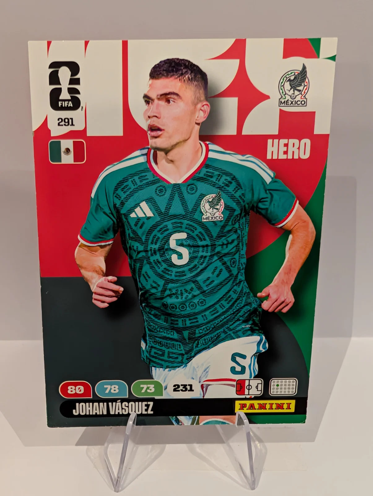 291 Johan Vasquez - Mexico - Panini Adrenalyn XL World Cup 2026
