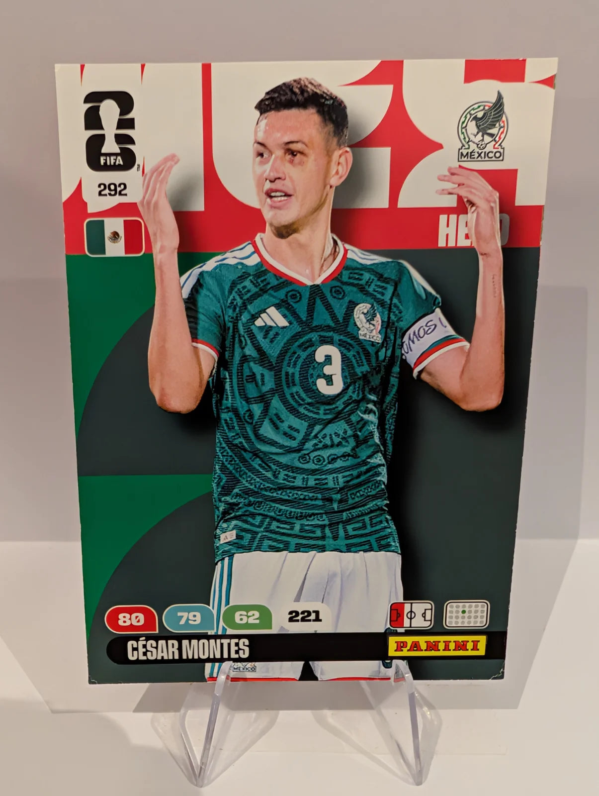 292 Cesar Montes - Mexico - Panini Adrenalyn XL World Cup 2026