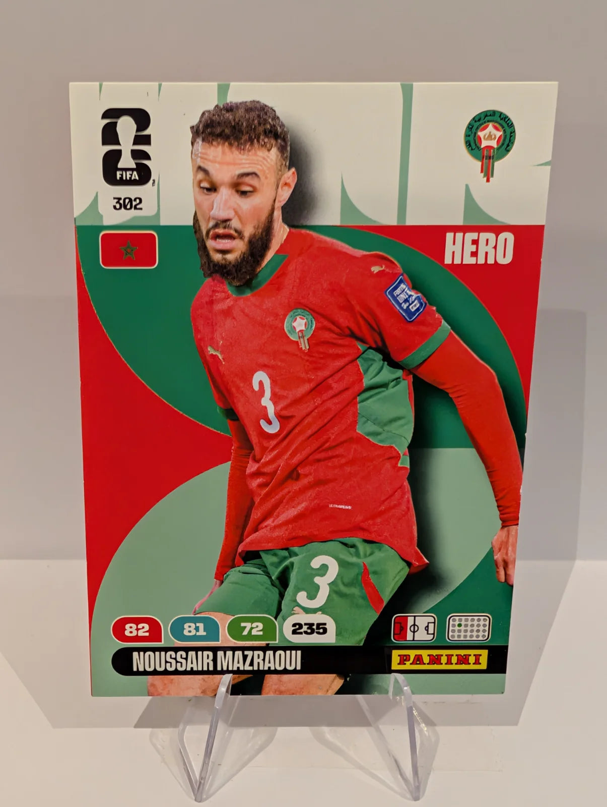 302 Noussair Mazraoui - Morocco - Panini Adrenalyn XL World Cup 2026