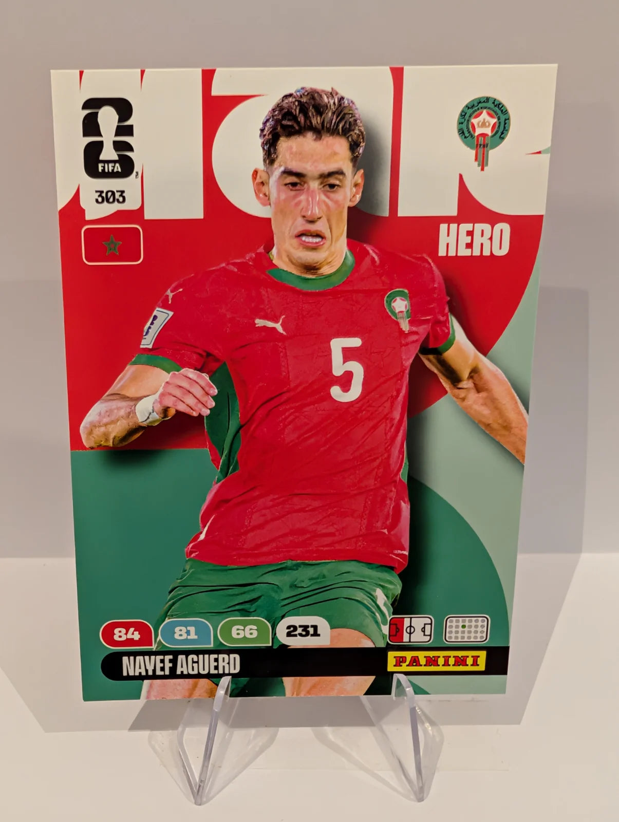 303 Nayef Aguero - Morocco - Panini Adrenalyn XL World Cup 2026