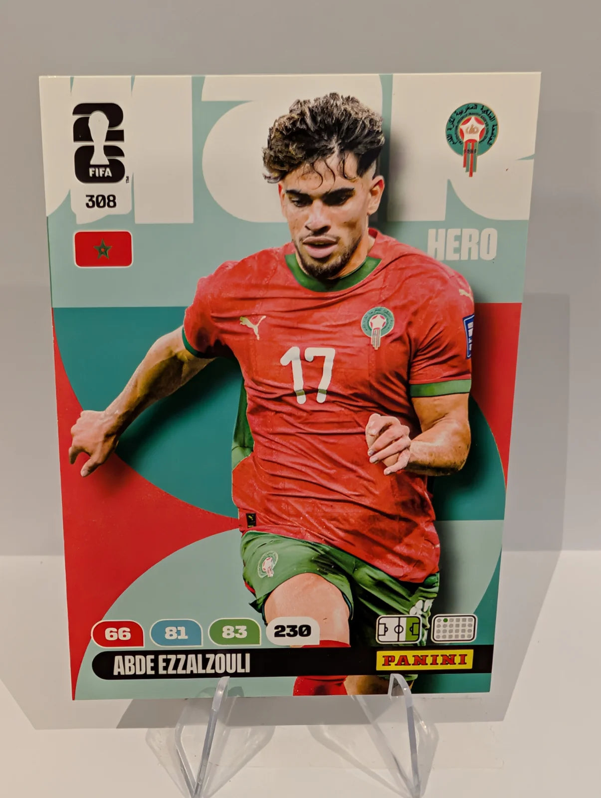 308 Abde Ezzalzouli - Morocco - Panini Adrenalyn XL World Cup 2026