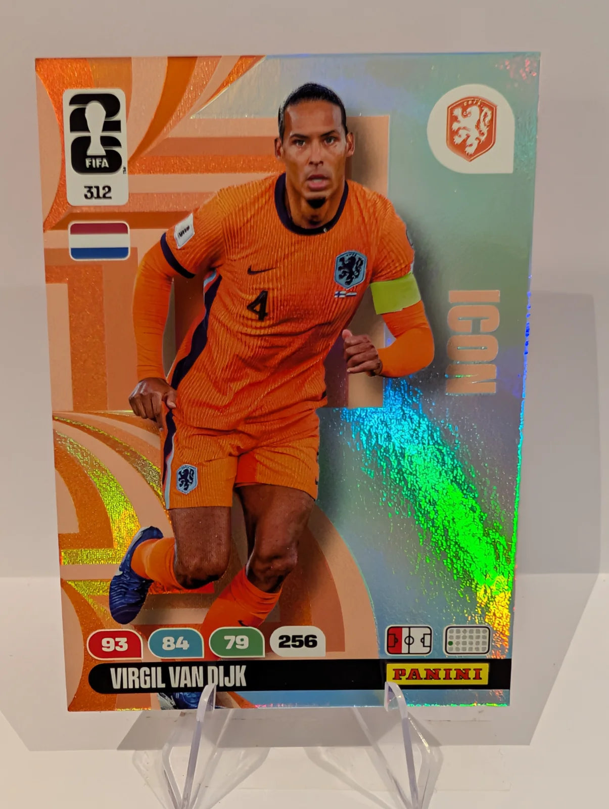312 Virgil Van Dijk - Netherlands - Panini Adrenalyn XL World Cup 2026