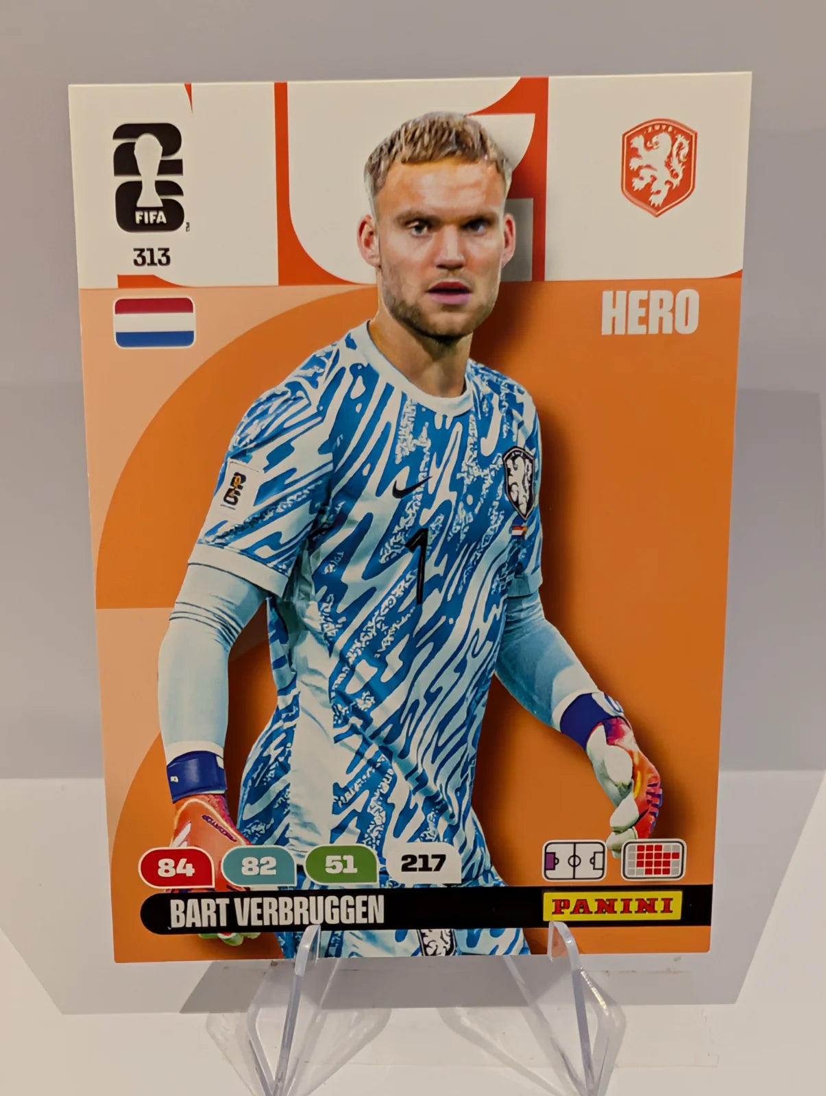 313 Bart Verbruggen - Netherlands - Panini Adrenalyn XL World Cup 2026