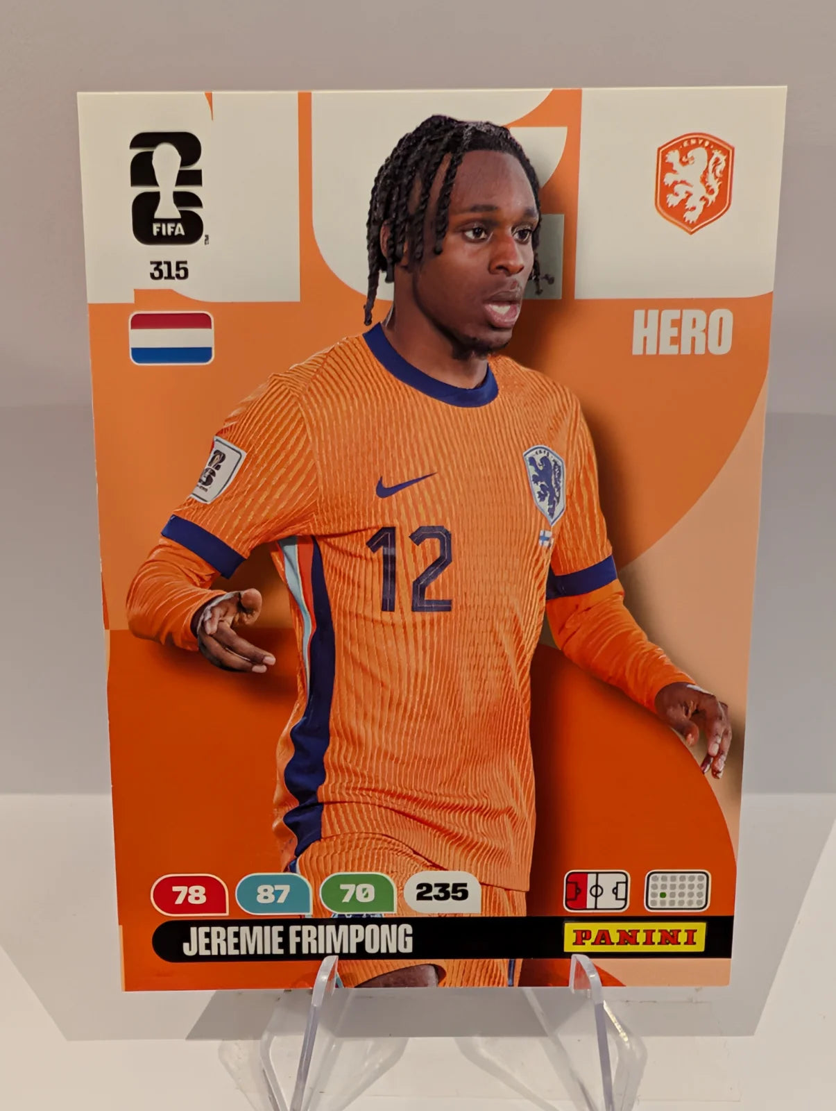 315 Jeremie Frimpong - Netherlands - Panini Adrenalyn XL World Cup 2026