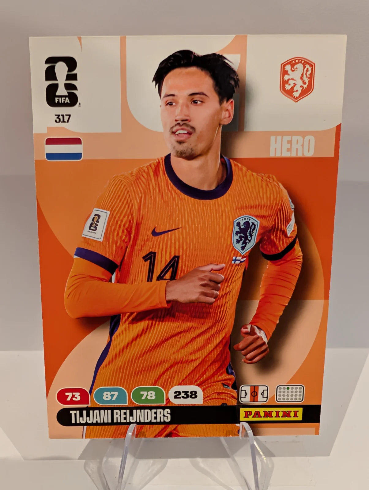 317 Tijjani Reijnders - Netherlands - Panini Adrenalyn XL World Cup 2026