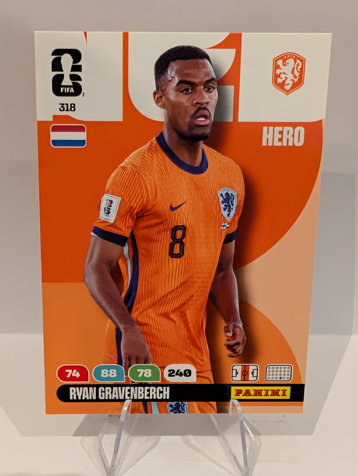 318 Ryan Gravenberch - Netherlands - Panini Adrenalyn XL World Cup 2026