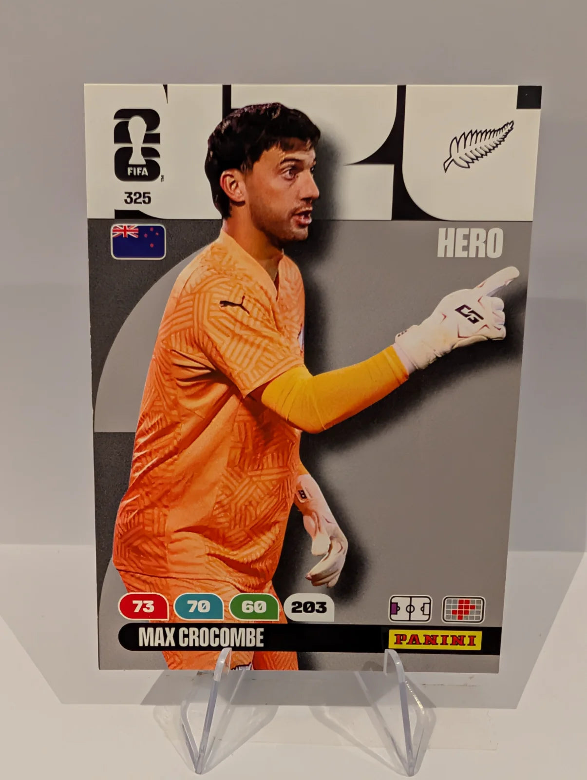 325 Max Crocombe - New Zealand - Panini Adrenalyn XL World Cup 2026