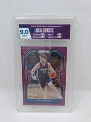 2020-21 Panini Prizm #32 Purple Wavr Luka Doncic HGA 9