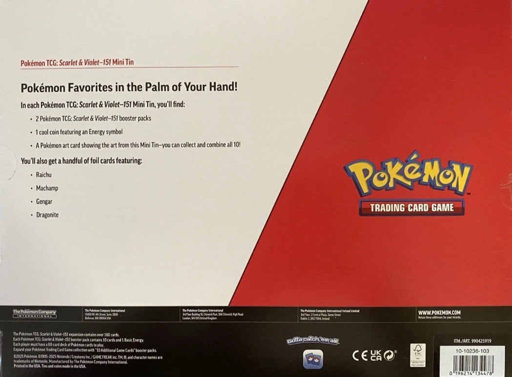 Sam's Club 151 (4 Mini Tins + 4 Promo Cards Bundle) · Normal (SV: 151)