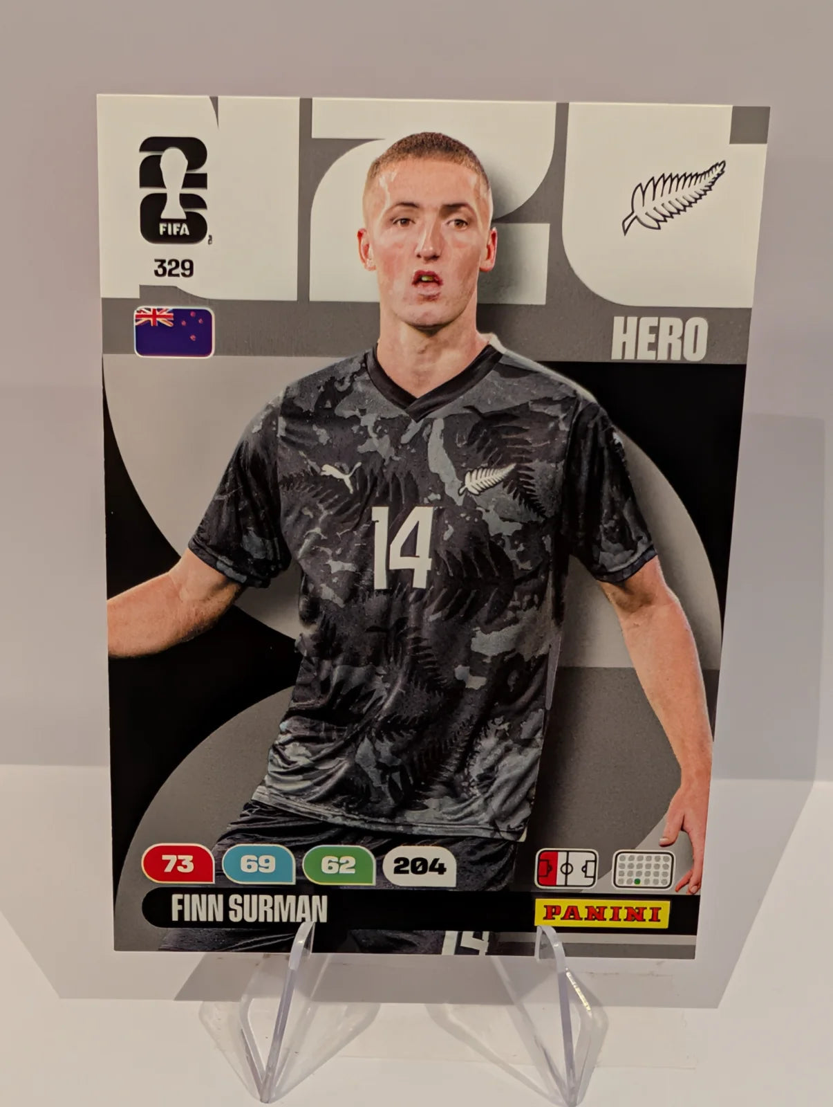 329 Finn Surman - New Zealand - Panini Adrenalyn XL World Cup 2026