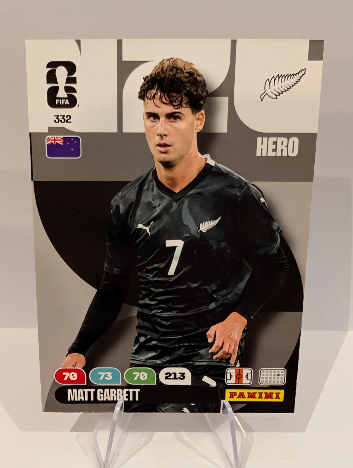 332 Matt Garbett - New Zealand - Panini Adrenalyn XL World Cup 2026