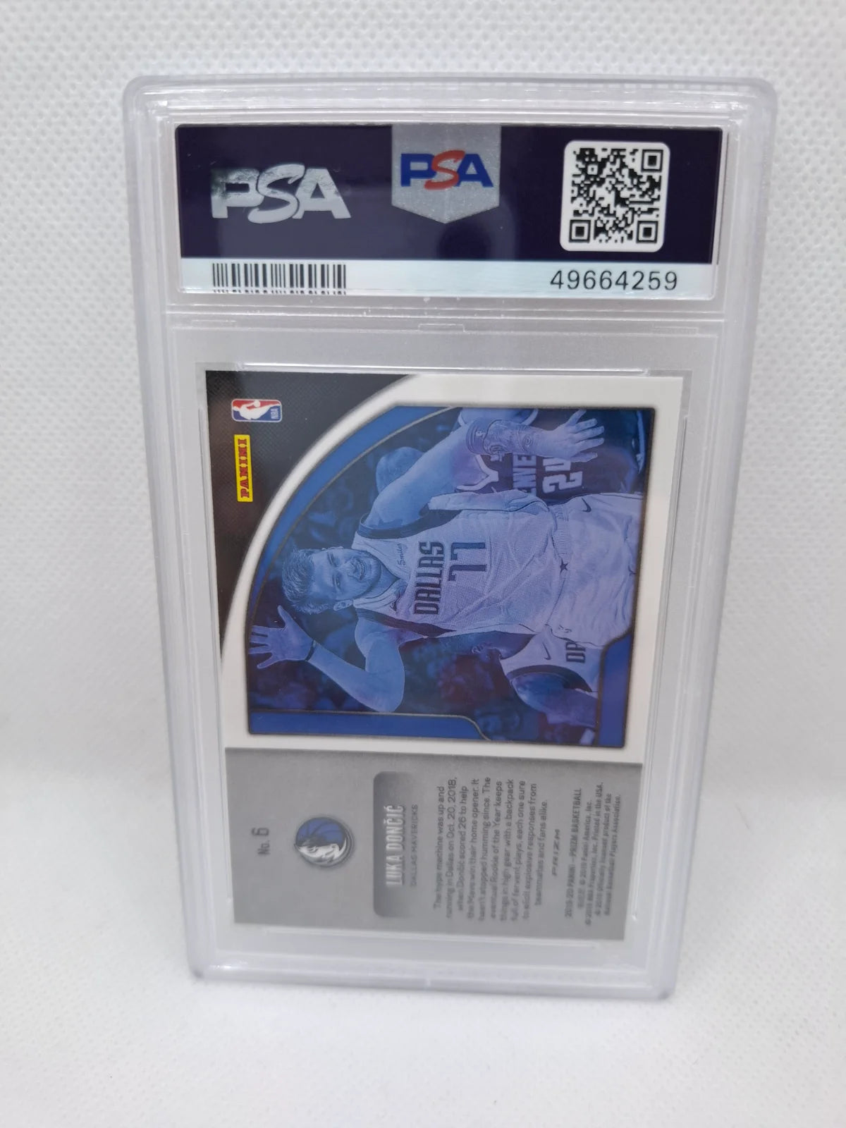 2019 Panini Prizm #6 Get Hyped Green Prizm Luka Doncic