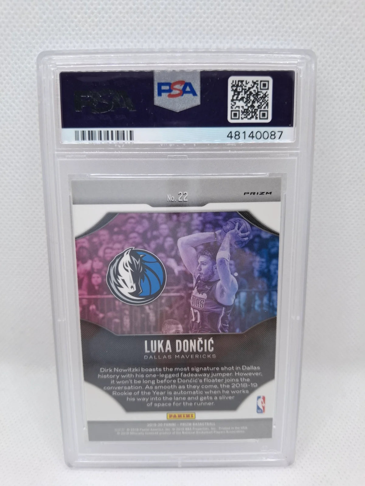2019 Panini Prizm #23 Fireworks - Fast Break Luka Doncic