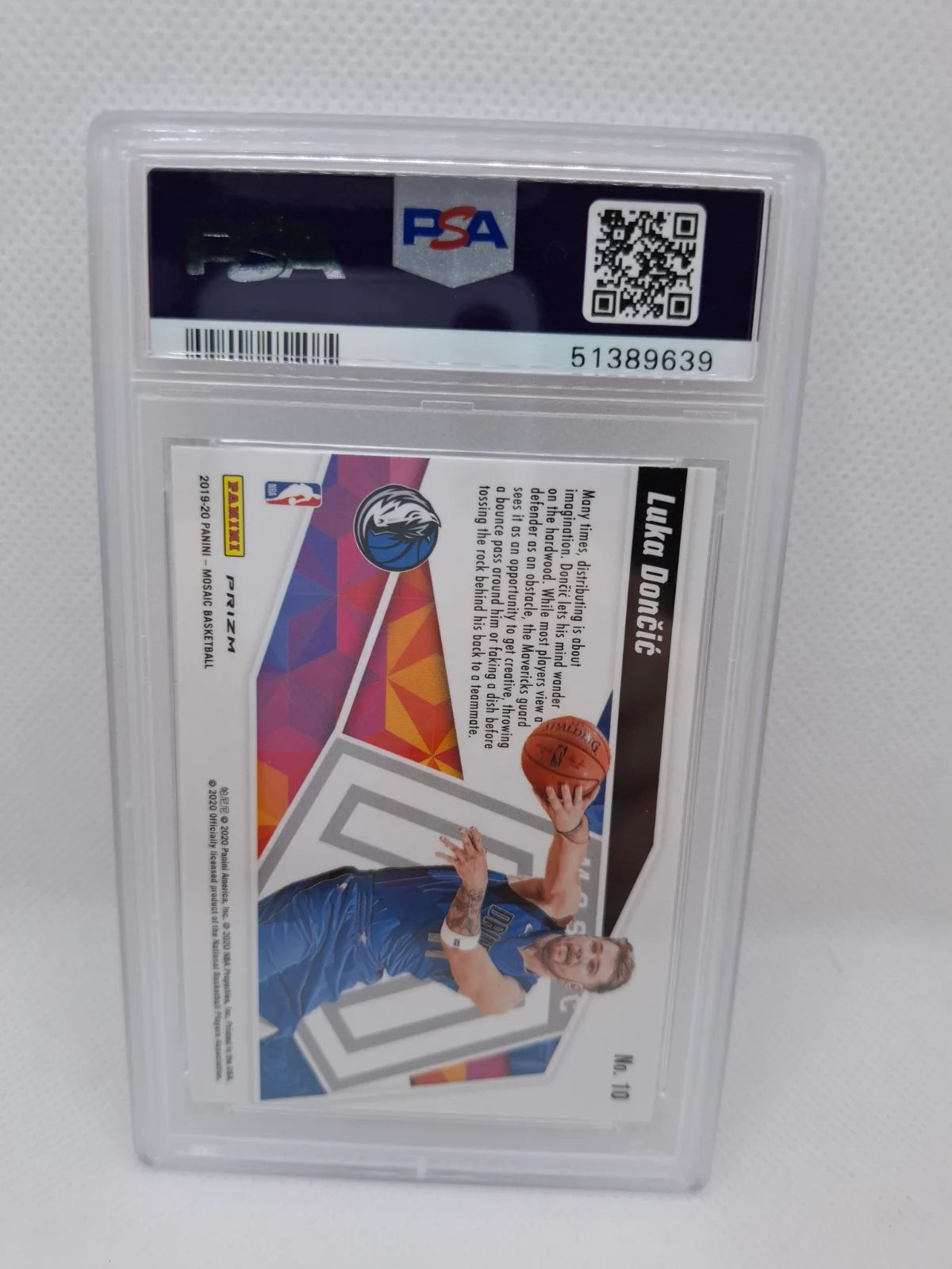 2019 Panini Mosaic #10 Give/Go Green Mosaic Luka Doncic