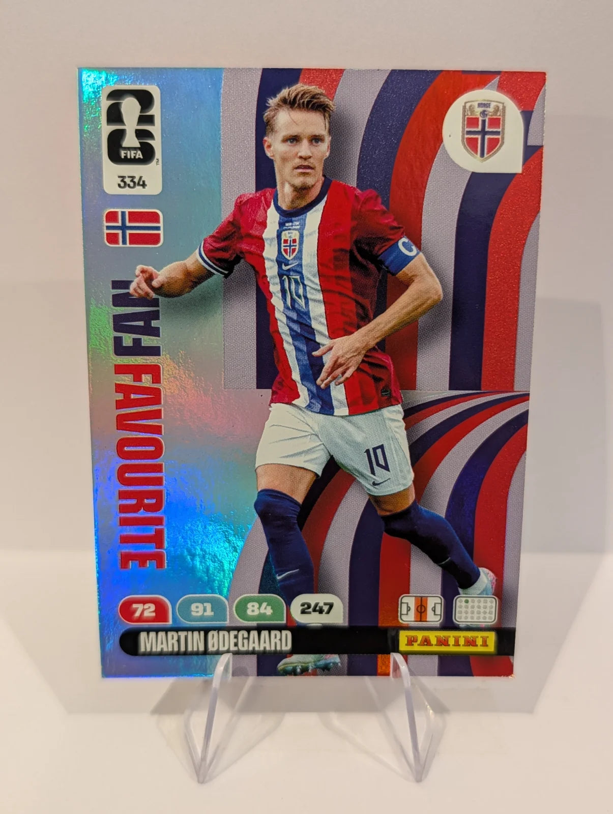 334 Martin Odegaard - Norway - Panini Adrenalyn XL World Cup 2026