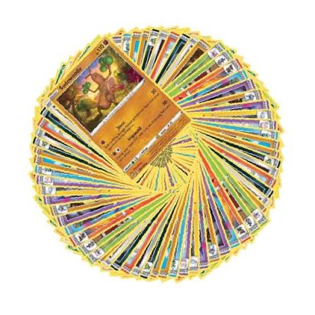 50 Bulk Pokemon Cards; 9 Holos + 1 V/EX guaranteed