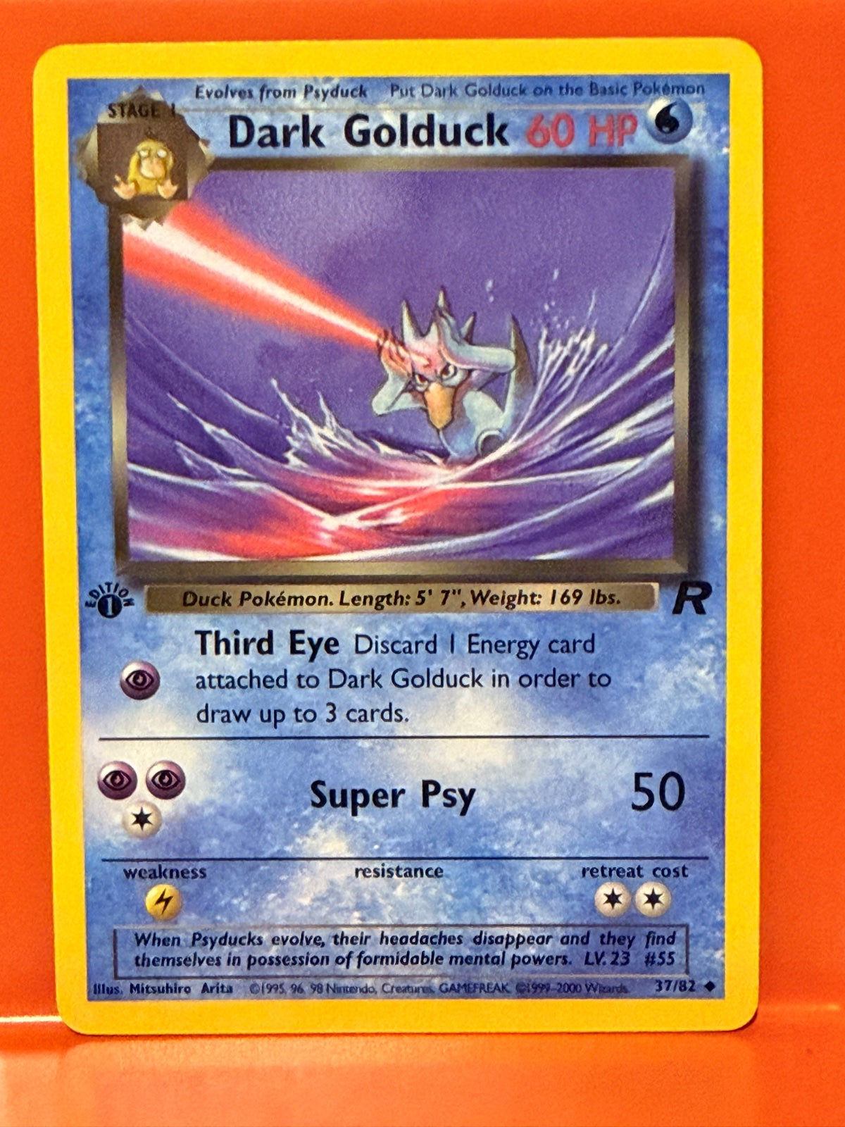 Dark Golduck 37 · 1st Edition (Team Rocket)