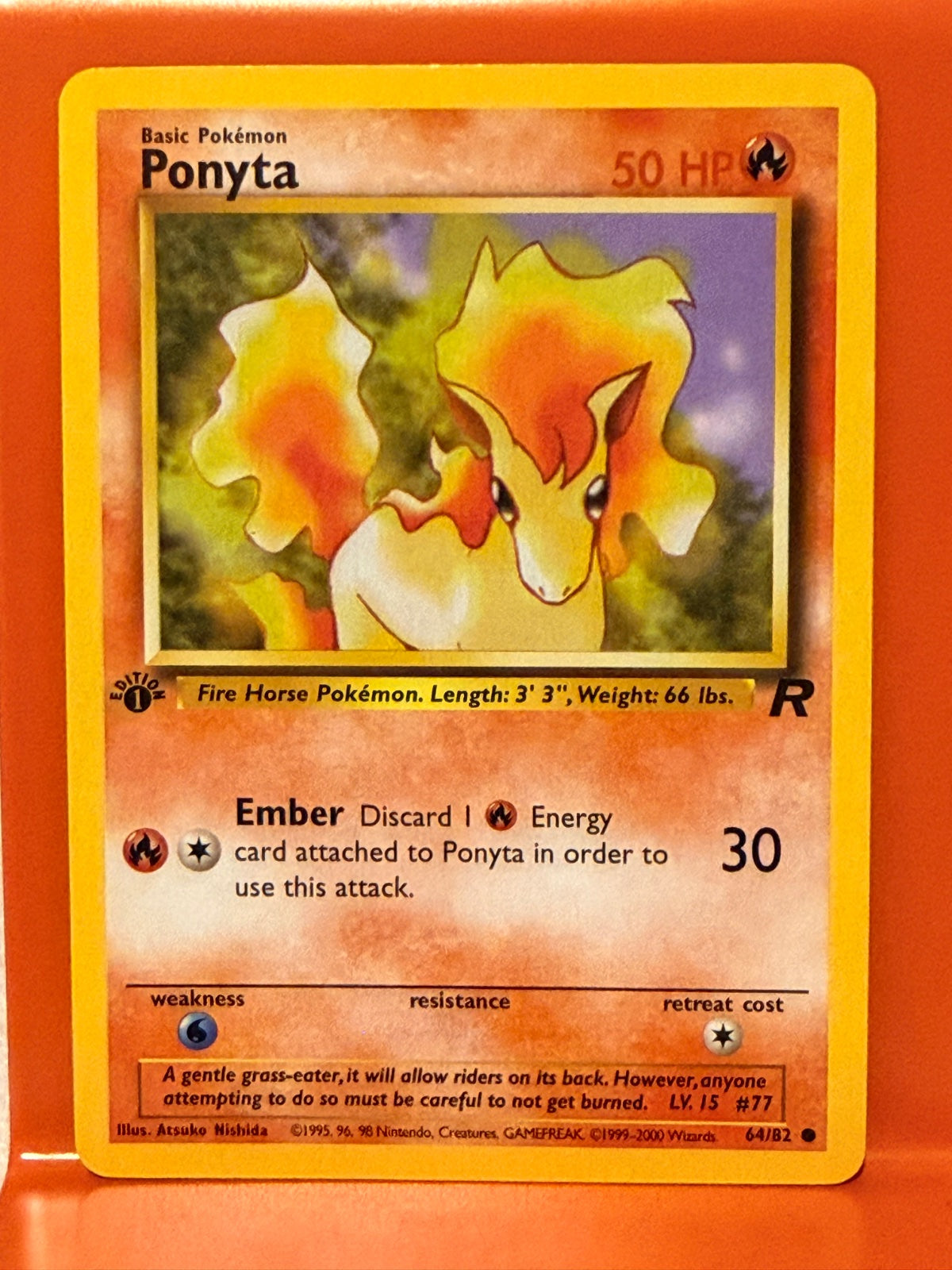 Ponyta 64 · 1st Edition (Team Rocket)