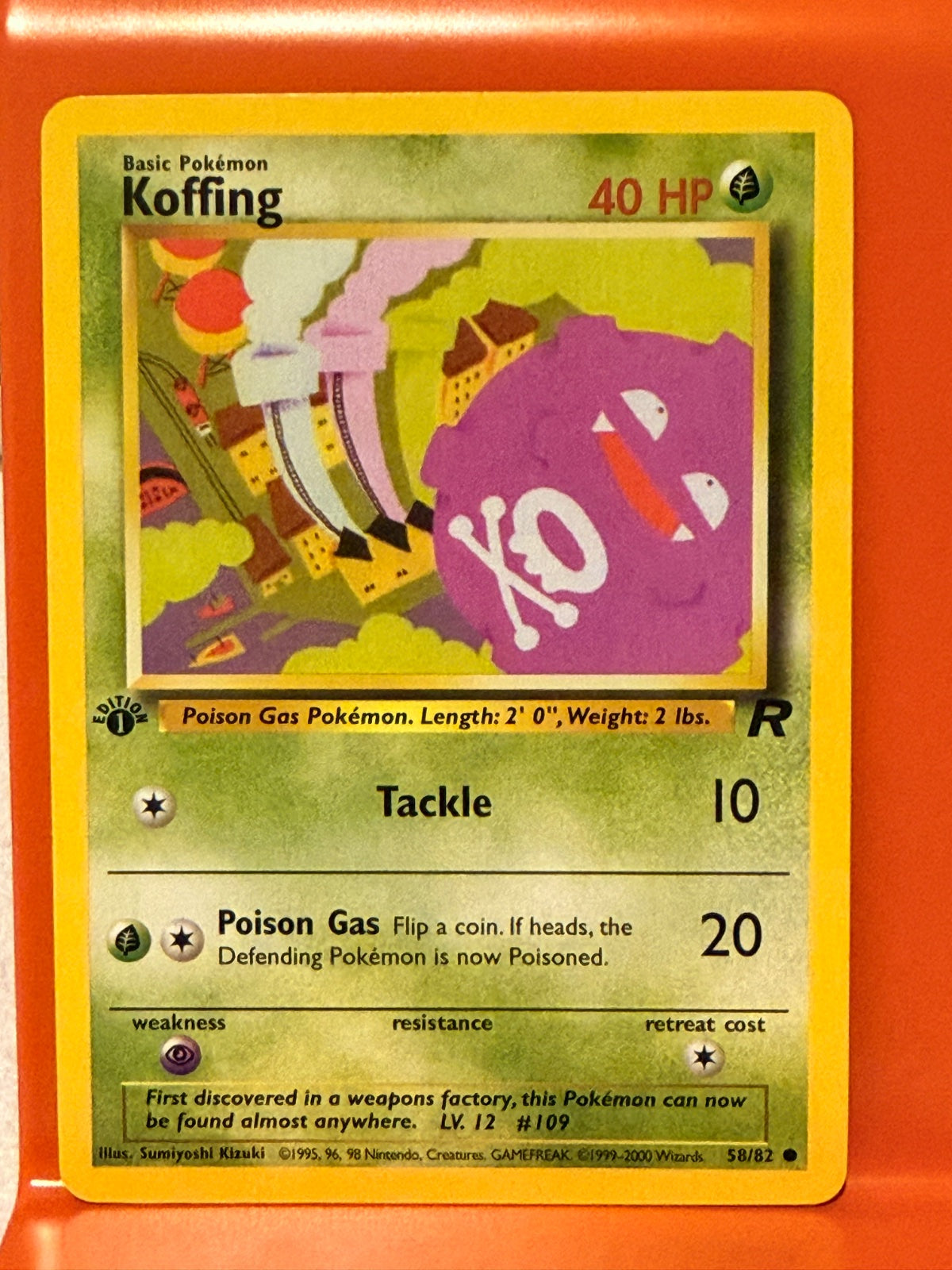 Koffing 58 · 1st Edition (Team Rocket)