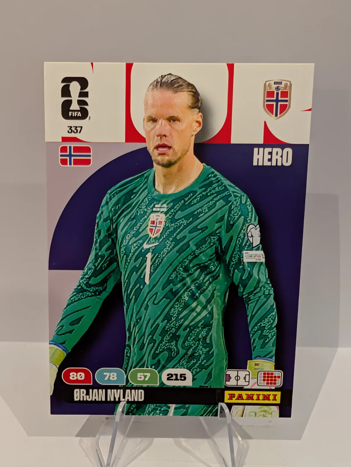 337 Orjan Nyland - Norway - Panini Adrenalyn XL World Cup 2026