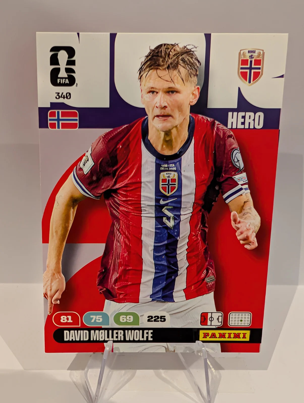340 David Moller Wolfe - Norway - Panini Adrenalyn XL World Cup 2026