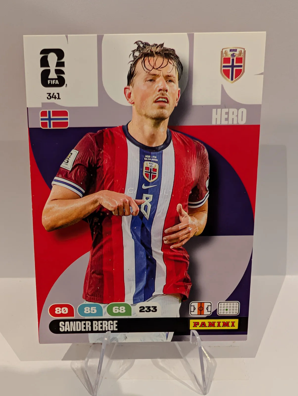 341 Sander Berge - Norway - Panini Adrenalyn XL World Cup 2026