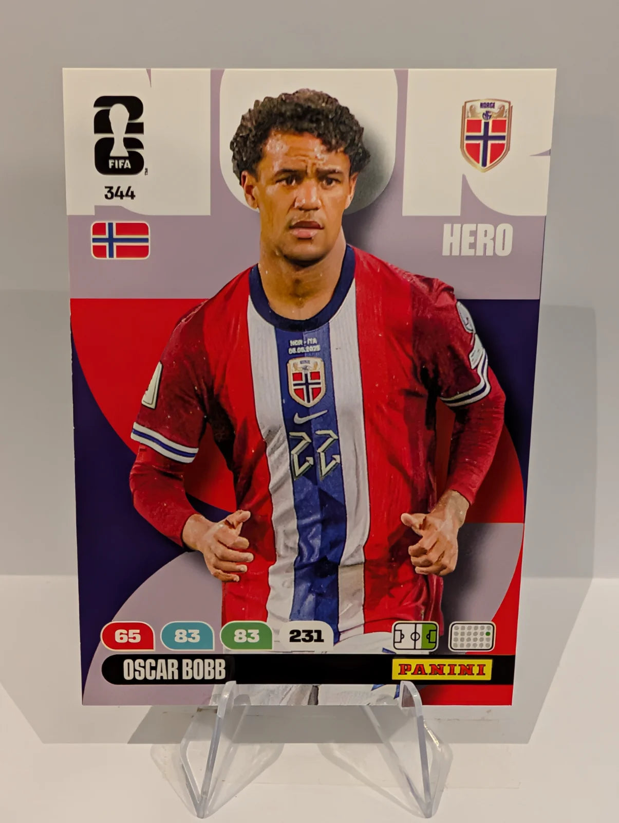 344 Oscar Bobb - Norway - Panini Adrenalyn XL World Cup 2026