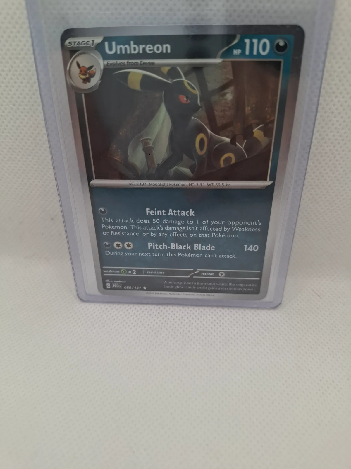 Umbreon (Master Ball Pattern) 059/131 · Holofoil (Prismatic Evolutions)