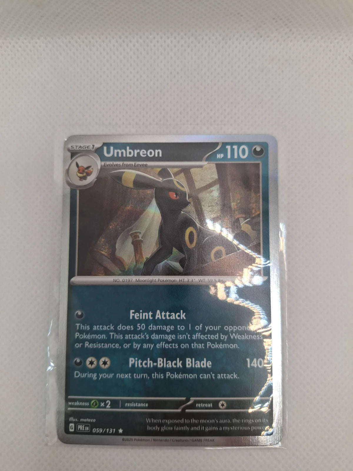 Umbreon (Master Ball Pattern) 059/131 · Holofoil (Prismatic Evolutions)