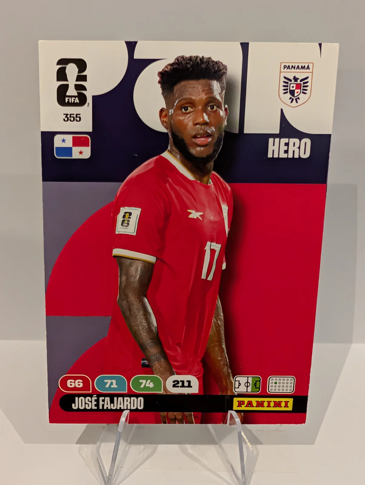 355 Jose Fajardo - Panama - Panini Adrenalyn XL World Cup 2026