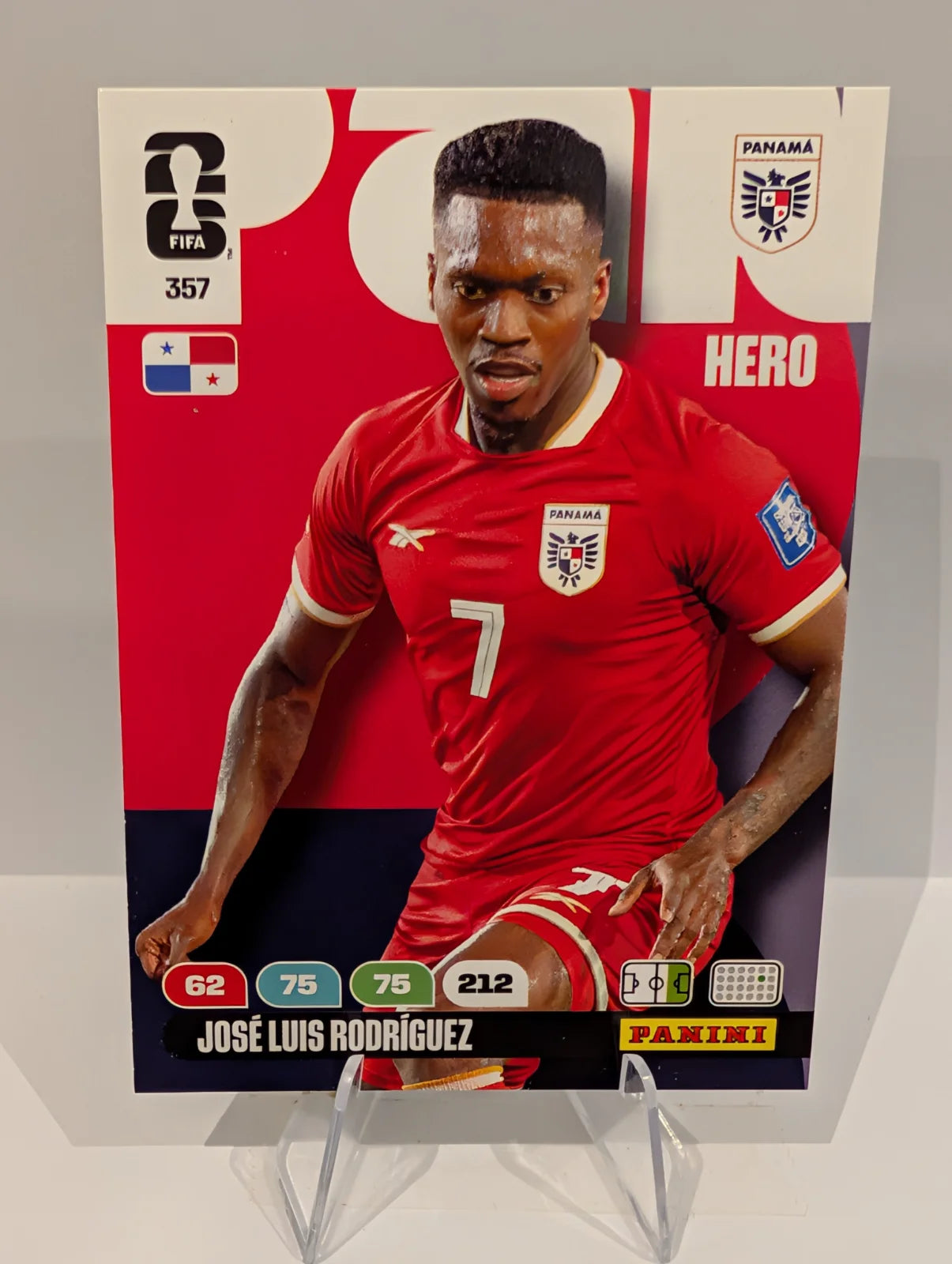 357 Jose Luis Rodriguez - Panama - Panini Adrenalyn XL World Cup 2026