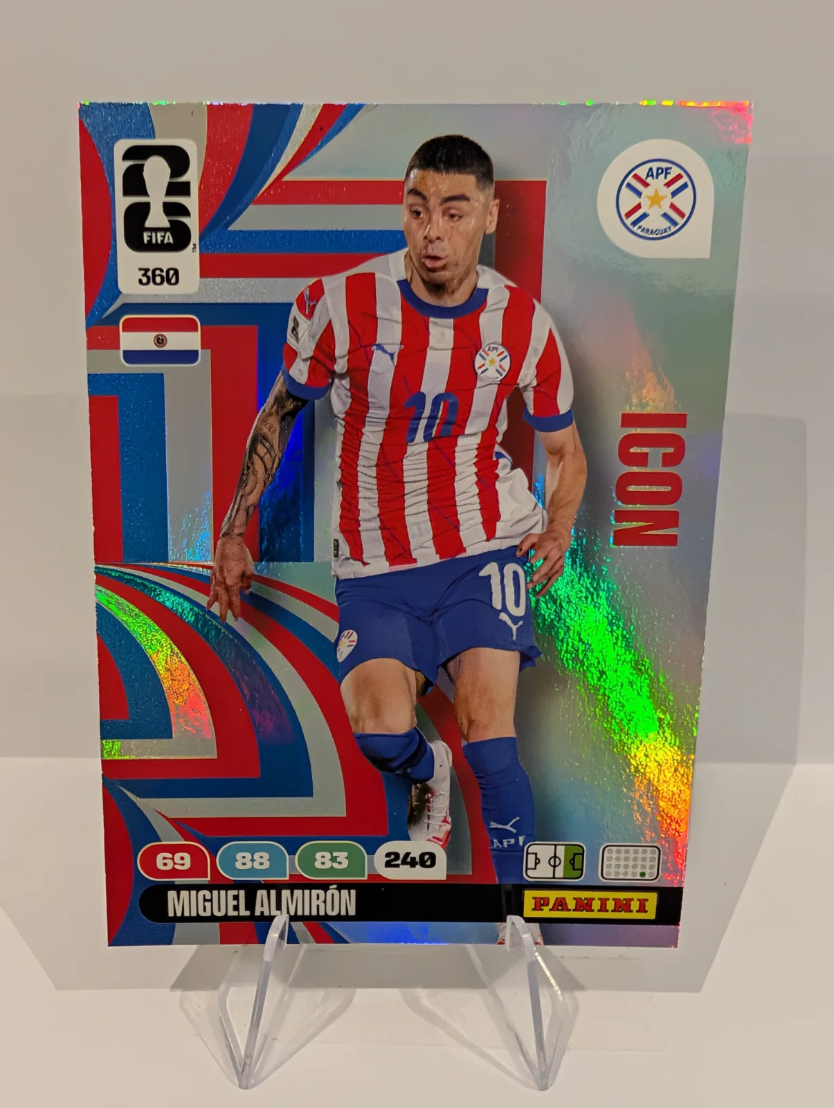360 Miguel Almiron - Paraguay - Panini Adrenalyn XL World Cup 2026