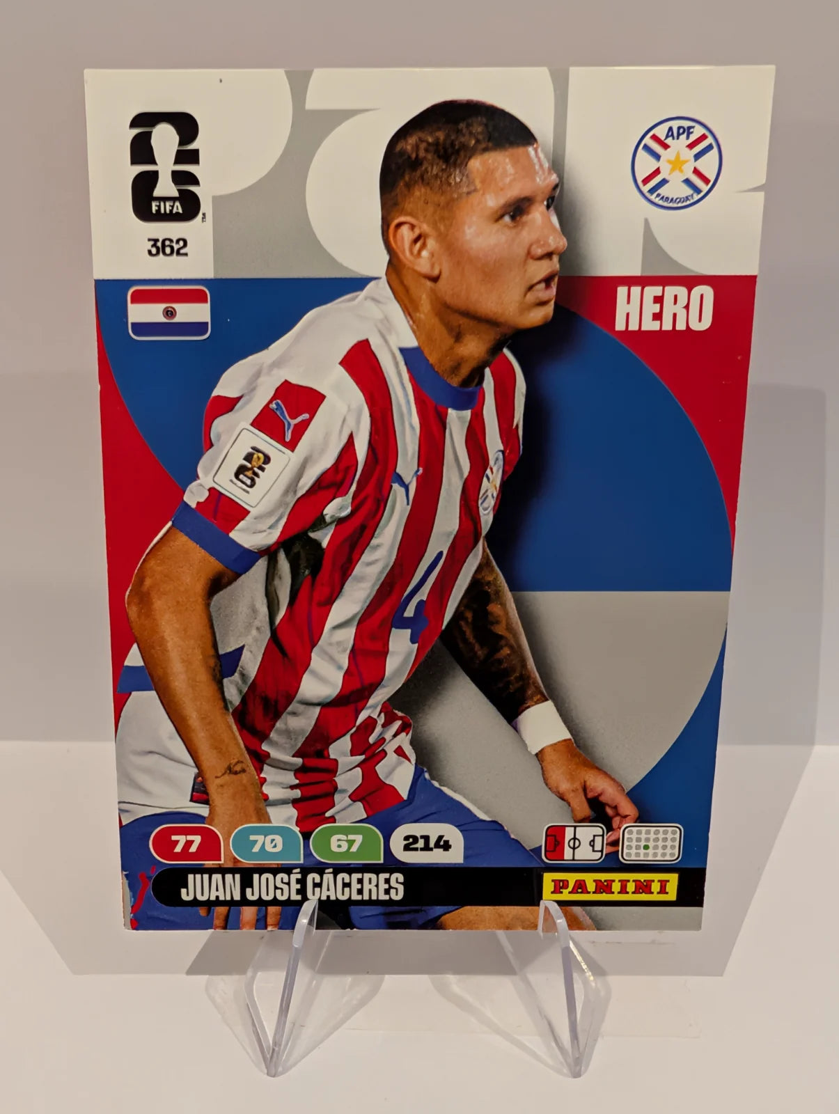 362 Juan Jose Caceres - Paraguay - Panini Adrenalyn XL World Cup 2026