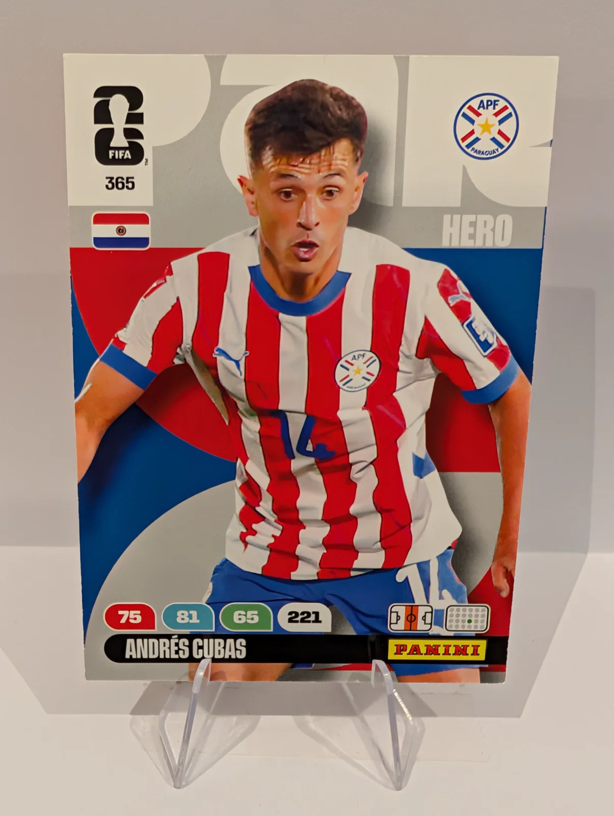 365 Andres Cubas - Paraguay - Panini Adrenalyn XL World Cup 2026