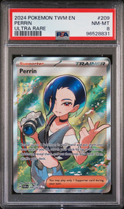 Perrin 209/167 · Holofoil (Twilight Masquerade) — PSA 8