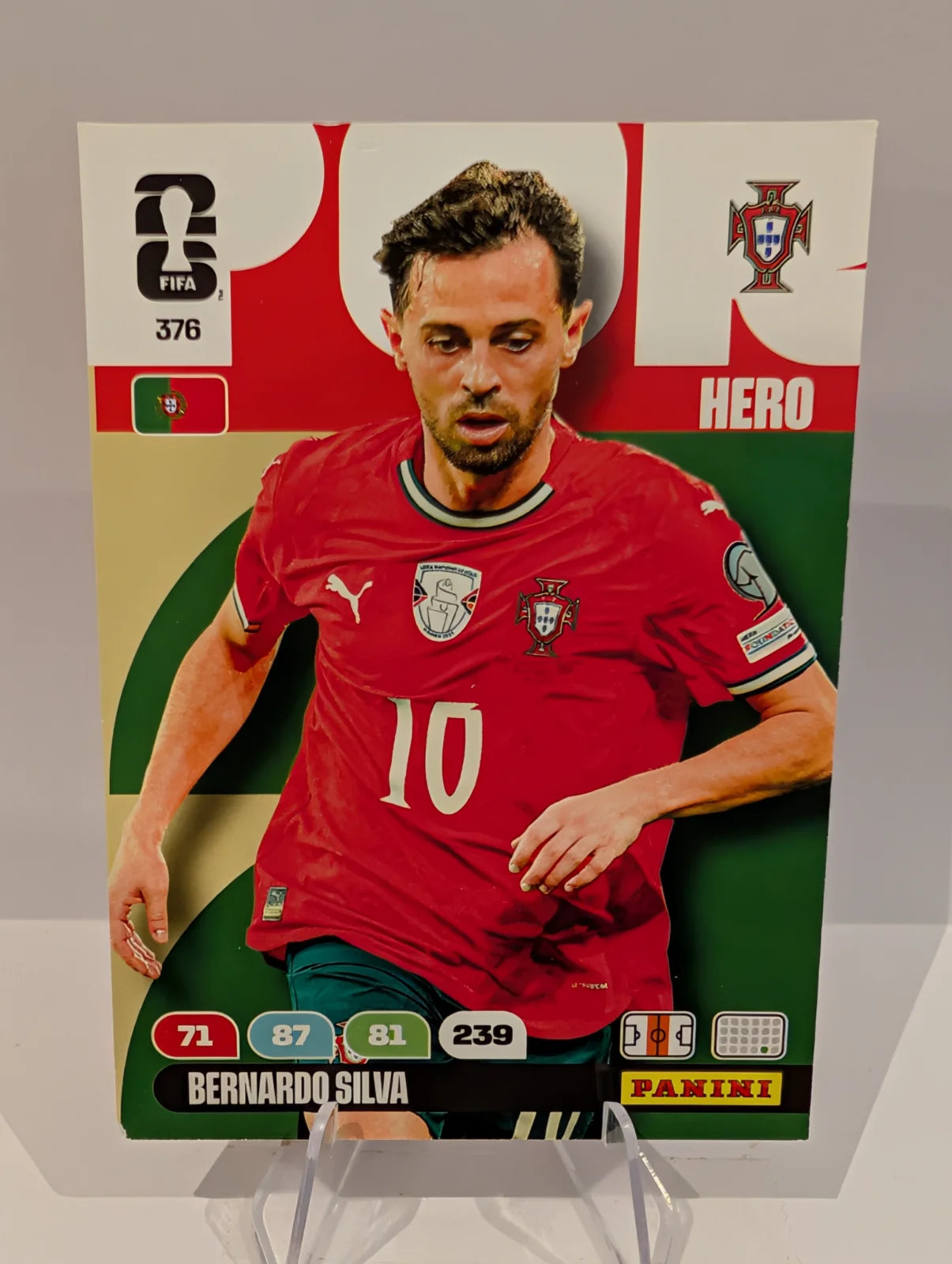 376 Bernardo Silva - Portugal - Panini Adrenalyn XL World Cup 2026