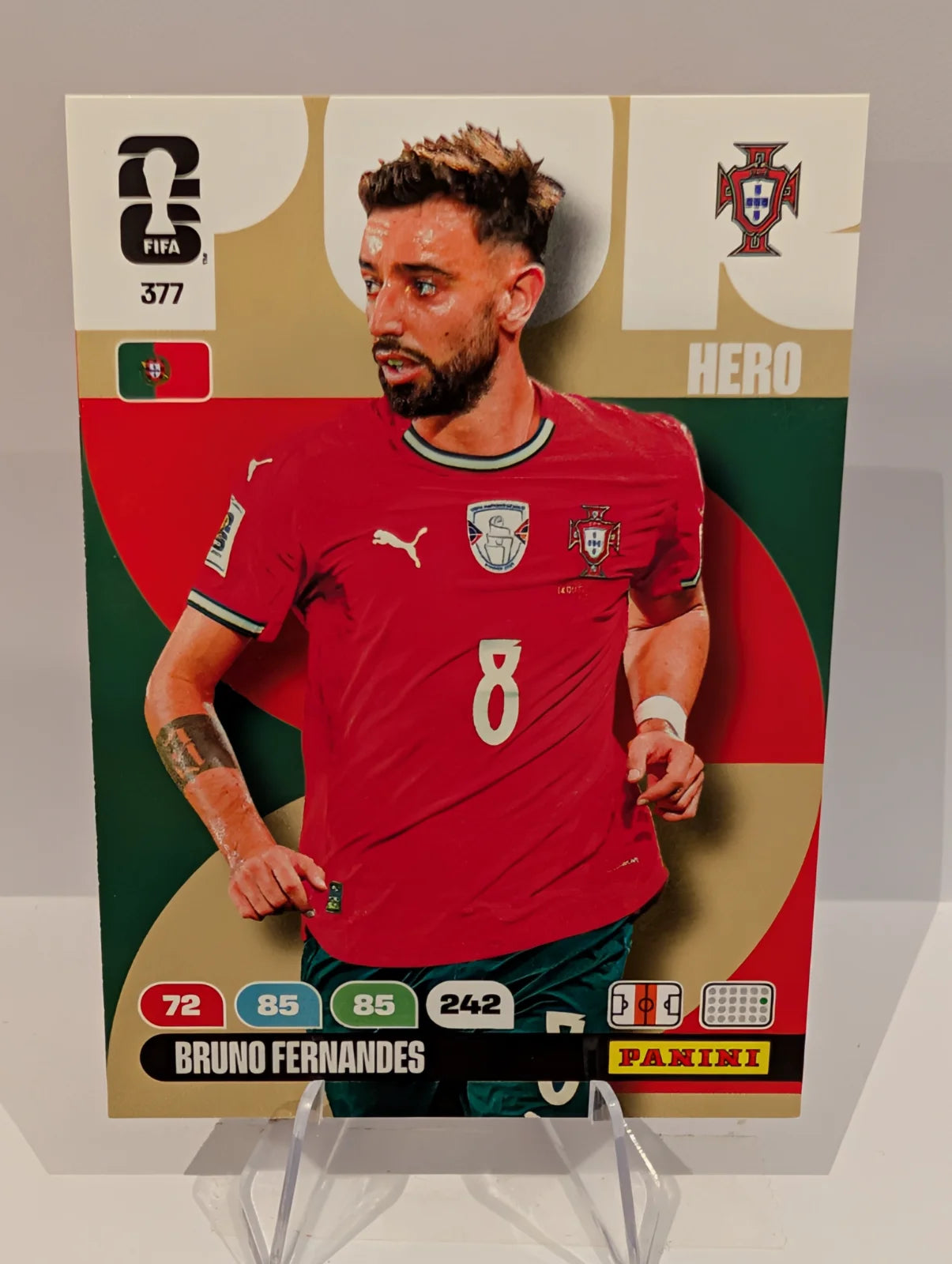 377 Bruno Fernandes - Portugal - Panini Adrenalyn XL World Cup 2026